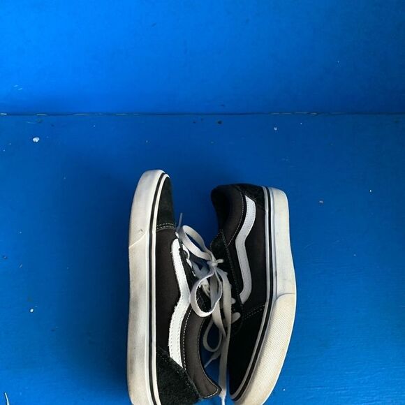 Vans Old Skool Suede Black/White Sneakers Size US Men 3.5 - Picture 7 of 8